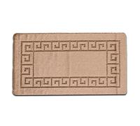 Prime Linens Door Mat Outdoor Heavy Duty Waterproof Anti Slip Bathroom Accessory - Kitchen Floor Dirt Trapper Indoor Entrance Doormats (Beige, 50 x 80 cm)