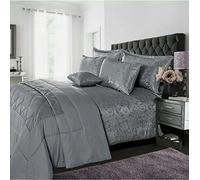 PRIME LINENS Luxury Quilted Jacquard Bedspreads Bed Throw 3 Piece Bedding Set Includes Comforter & 2 Pillow Shams Paisley Damask Coverlet Embroidered. (Super King 3 Piece, Silver)