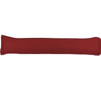 Prime Lines UK Hollowfibre Draught Excluder Stopper Cushion - Heavy Door Stopper Cushion For Bottom Door/Window - Guard Insulator - 90x18cm (Wine)