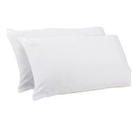 Prime Lines UK Quilted Cot Pillow for Toddlers-Pack of 2, Hypoallergenic, Soft touch Hollowfibre Filling, Machine Washable-White. (40x60cm) (Pack of 2- 40X60cm)