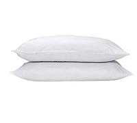 Prime Lines UK Standard Quality Ultra Non-Allergenic Bounce Back - 50x75cm Soft Hollow Fibre Filled Pillows - Best Sleeping Cushions For Side, Back & Stomach Sleepers (2)
