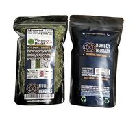 Prime Mugwort - Artemisia Argyi - Unfined Raw Herbals - Reusable Keep Fresh Ziplock - Herb - 20g