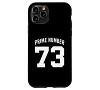 Prime Number 73 Mathematics Theory Bang Nerd Geek Case for iPhone 11 Pro