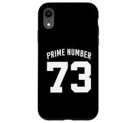 Prime Number 73 Mathematics Theory Bang Nerd Geek Case for iPhone XR