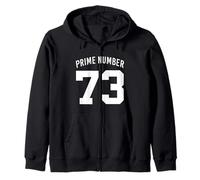 Prime Number 73 Mathematics Theory Bang Nerd Geek Zip Hoodie