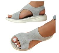 prime of the day,sandals for women orthopedic shoes with Arch Support Low Wedge Slip on Hypersoft Memory Foam Lightweight Walking summer Beach Washable Slingback sandals slippers