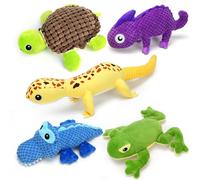 Prime Pets 5 Pack Dog Squeaky Toy, Plush Stuffed Animal Dog Toys, Value Bundle Assortment Pet Toys, Puppy Chew Toy for Small Medium Large Dogs