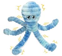 Prime Pets Dog Toys for Large Dogs, 27“ Extra Large Plush Octopus Dog Toy, Crinkle Squeaky Dog Toys to Keep Them Busy, Interactive Tug of War Pet Toy for Small Medium Large Breeds, Tie-dye Blue
