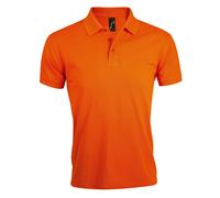 Prime Pique Plain Short Sleeve Polo Shirt SOL'S Orange S
