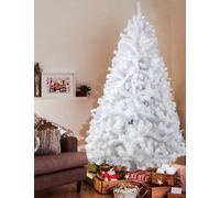 Prime Plus 2.1M Pine Artificial Christmas Tree With Foldable Stand White