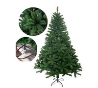 Prime Plus 7Ft Artificial Christmas Tree 1200 Branch Tips With Metal Stand Xmas Decor Green