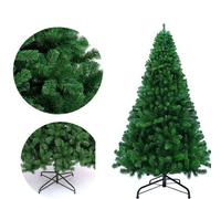 Prime Plus 7Ft Artificial Christmas Tree 1200 Branches Xmas Tree With Stand- Green