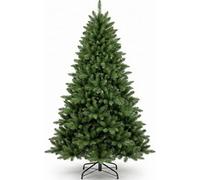 Prime Plus 7Ft Artificial Christmas Tree Xmas Pine Tree 1200 Tips Solid Metal Legs Perfect For Indoor And Outdoor Holiday Decoration