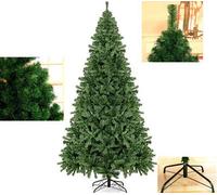 Prime Plus 7Ft Christmas Tree With 1200 Tips & Metal Stand Xmas Decor