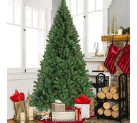 Prime Plus 7Ft Christmas Tree With Stand Artificial Bushy Xmas Tree Home Decor 1200 Tips