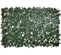 Prime Plus Artificial Expandable Faux Leaf Fence Privacy Screen For Balcony Patio 1Pc Green 2X1M