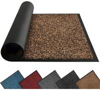 Prime Plus Brown Large Non Slip Rubber Back Door Barrier Mat Hallway Kitchen Floor Rug 80 X 120Cm