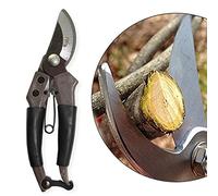 Prime Qualität (Everything You Need) Garden Scissors/Professional Hand Pruner/Bypass Pruning Shears - Heavy Duty Metal Blade - Designed for Gardening Trimming Work (Black)