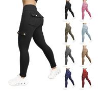 Prime Same Day and Overnight Items Gym Leggings for Women with Pockets Seamless Yoga Pants Fashion Breathable Opaque Workout Tummy Control Sports Tights Casual Ladies Black Leggings Black 3XL