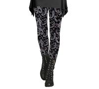 Prime Same Day and Overnight Items Women Leggings Women's Autumn and Winter Leggings Artistic Printed Soft Stretchy Pants Gym Leggings Patterned Leggings for Women UK Womens Leggings