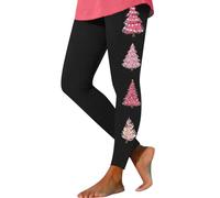 Prime Same Day and Overnight Items Yoga Leggings Women's Trousers Christmas Printed Stretch Long Leggings Leggings Yoga Leggings Black Gym Leggings Women for Exercise Ladies Leggings