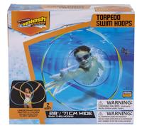 Prime Time Toys Diving Masters Torpedo Swim Hoops Set 2-Pack