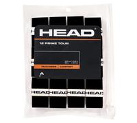 Prime Tour Pack of 12 tennis grip, Black, One Size