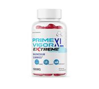 Prime Vigor XL Max Gummies for Men - Male Performance & Energy Support - Natural Testosterone Booster with Shilajit, Sea Moss & Fenugreek - Vitality & Stamina Supplement - 60 Powerful Gummies