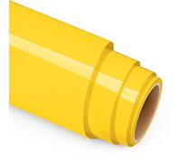 Prime Vinyl Heat Transfer Vinyl-12 x 8FT Yellow Iron on Vinyl for Shirts, HTV Vinyl for all Cutting Machines, Easy to Cut & Weed