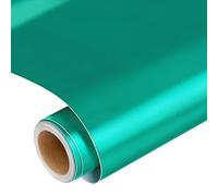 Prime Vinyl Matte Metallic Permanent Vinyl, 12" x 6 FT Blue Green Vinyl for Cricut, Silhouette All Cutting Machines, Self Adhesive Vinyl for Craft, Signs, Stickers, Scrapbooking, Car Decals
