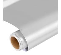 Prime Vinyl Matte Metallic Permanent Vinyl, 12" x 6 FT Silver Vinyl for All Cutting Machines, Self Adhesive Vinyl for Craft, Signs, Stickers, Scrapbooking, Car Decals