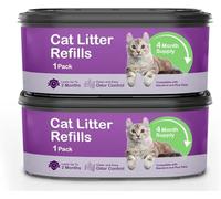 Primeazon Cat Litter Refill Cartridge Compatible with Litter Cat Genie Standard, Plus and XL Pail Refills, Pet Waste Bags Cat Litter Box Accessories. 2 Pack
