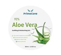 PrimeCove - 92% Aloe Vera Gel (300ml) | Soothing & Cooling | For Hair, Face & Body | Fast-Absorbing Moisturiser | Skin-Firming & Protective | All Skin Types