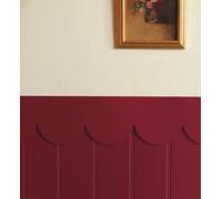 Primed Jumbo Decorative Scallop Design Trim - 100Cm X 14Cm X 6mm -Edging Mdf Wood (Moisture Resistant) - (By Trims & Co.)