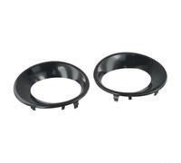 Primed Pair Fog Light Cover Trim for BMW X3 E83 LCI 2007 2010 Front Position, Compatible with OEM Numbers 51113423789 and 51113423790