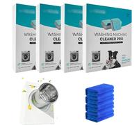 primedrum washing machine cleaner, primedrum tablets - Quickly Dissolves Dirty Hair and Eliminates Odors, Natural Ingredients Suitable for All Washing Machines (4PCS)