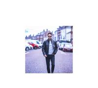 PRIMEHIDE Men's 'Henry' Leather Jacket in Black | Size: 54R PRIMEHIDE Black 54R