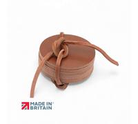 PRIMEHIDE Set of Eight Leather Coasters, Handmade in the UK in Tan | Size: 4 Pack PRIMEHIDE Tan 4 Pack