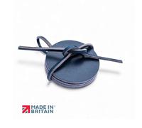 PRIMEHIDE Set of Four Leather Coasters, Handmade in the UK in Navy | Size: 4 Pack PRIMEHIDE Navy 4 Pack