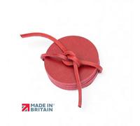 PRIMEHIDE Set of Four Leather Coasters, Handmade in the UK in Red | Size: 4 Pack PRIMEHIDE Red 4 Pack