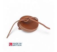 PRIMEHIDE Set of Four Leather Coasters, Handmade in the UK in Tan | Size: 4 Pack PRIMEHIDE Tan 4 Pack