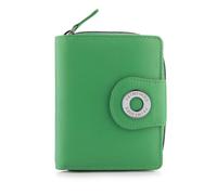PRIMEHIDE Small RFID Leather Purse with Tab Closure - Nice Flavia - GREEN