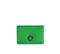 PRIMEHIDE Women's 'Flavia' Leather Clip Frame Purse in Green PRIMEHIDE Green One Size