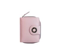 PRIMEHIDE Women's 'Flavia' Leather Zip Around Trifold Purse in Mauve PRIMEHIDE Mauve One Size