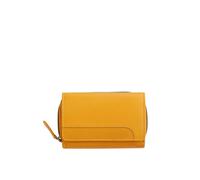 PRIMEHIDE Women's 'Velura' Leather Small Zip Around Trifold Purse in Mustard PRIMEHIDE Mustard One Size