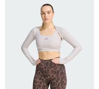 adidas Women's Power Essentials Workout Contour Shrug, ice Purple, XXL
