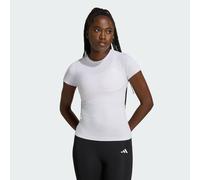 adidas Women's Power Essentials Workout Contour Shirt, Frozen Purple, XL