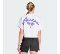 adidas Women's Primelift Workout Graphics Shirt, White, XL