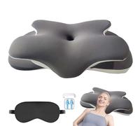 PrimeLuxe - Ergonomic Pillow with Earplugs and Sleep Mask, Effective Pain Relief Cervical Pillow for Sleeping, Side Sleeper Pillow for Back and Stomach Sleepers, Memory Foam, Hypoallergenic