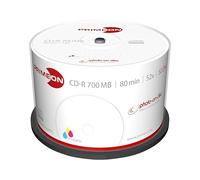 Primeon 2761105 CD-R Blank Discs (80 Minute, 700MB, 52x Cakebox Spindle, 50)